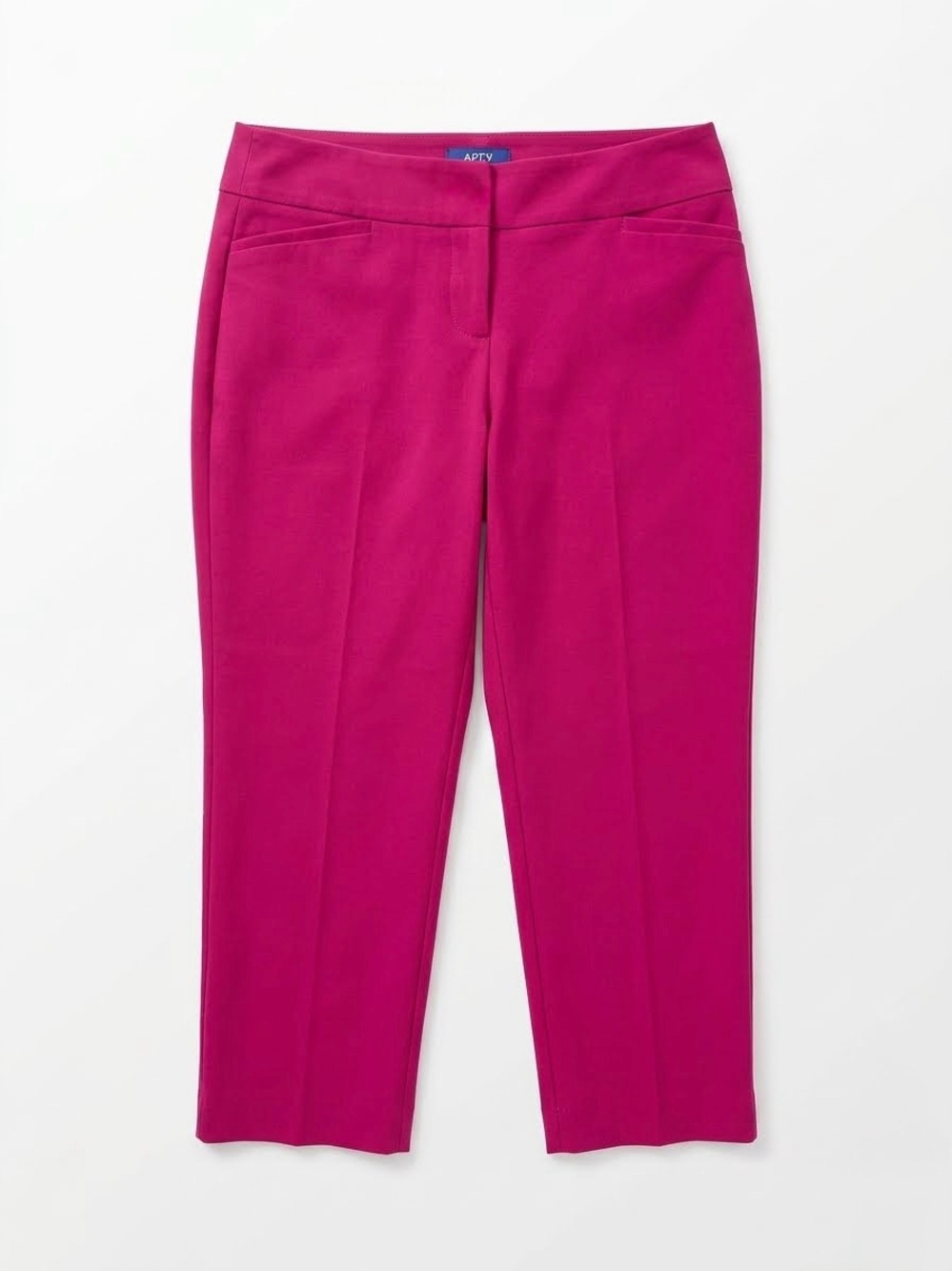 Apt 9 Career Capri Trousers Fuchsia Work Crop Pants Size 6 Barbiecore Office